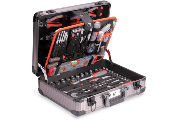 Nr.1 Assortiment d'outils dans un coffre en aluminium : 120 unités